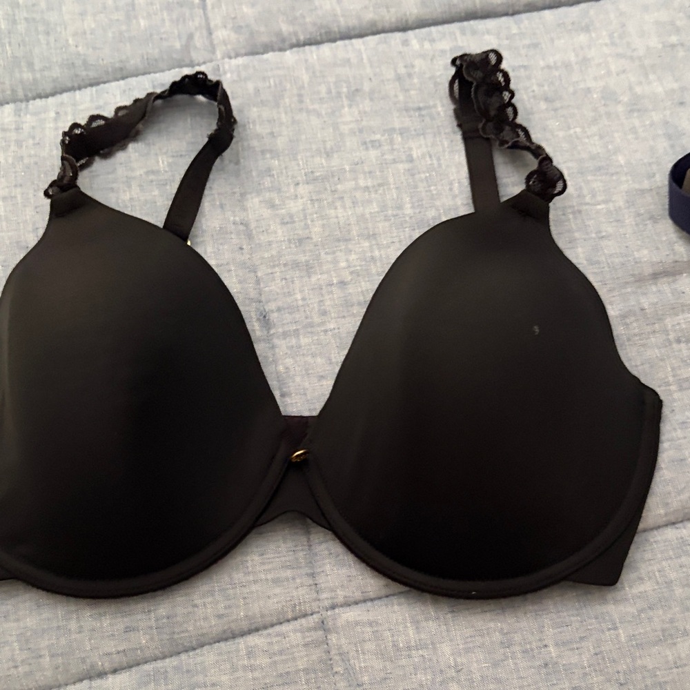 Natori Black Lace Strap Bra
